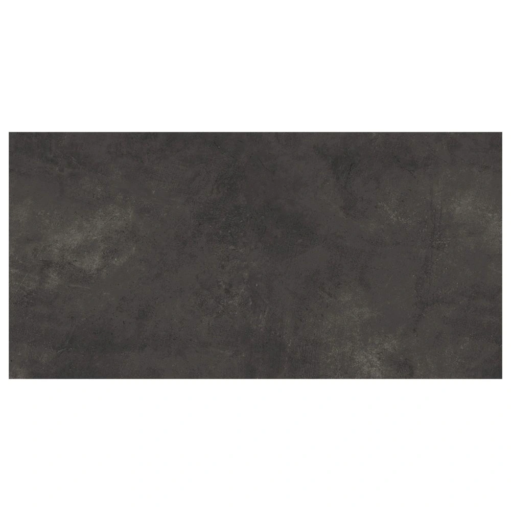 Road 12x24 Black Matte Concrete Look Porcelain Tile