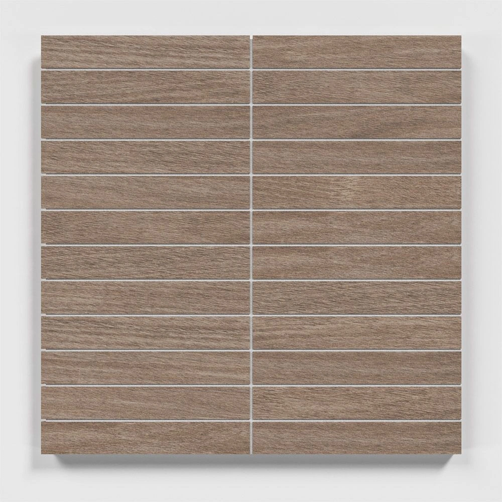 Rural Retreat 1x6 Mosaic Midday Unpolished Wood Look Porcelain
