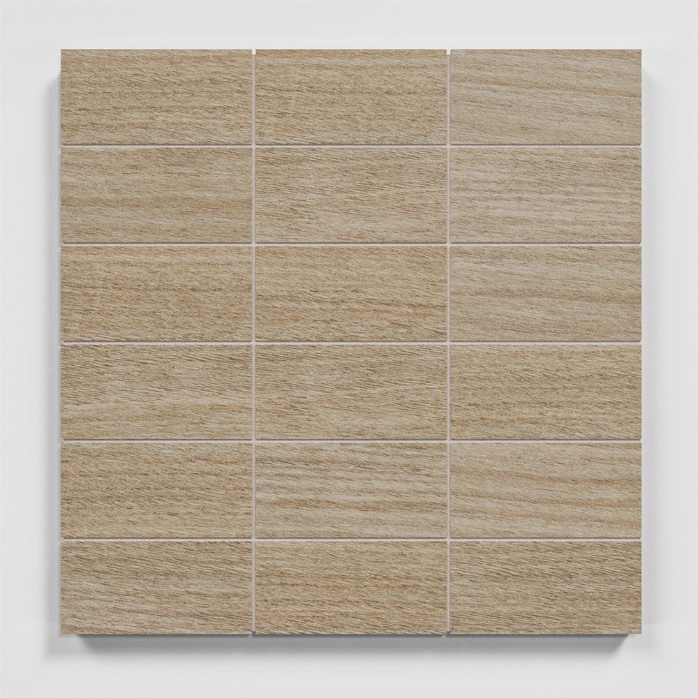 Rural Retreat 2x4 Mosaic Sunrise Unpolished Wood Look Porcelain