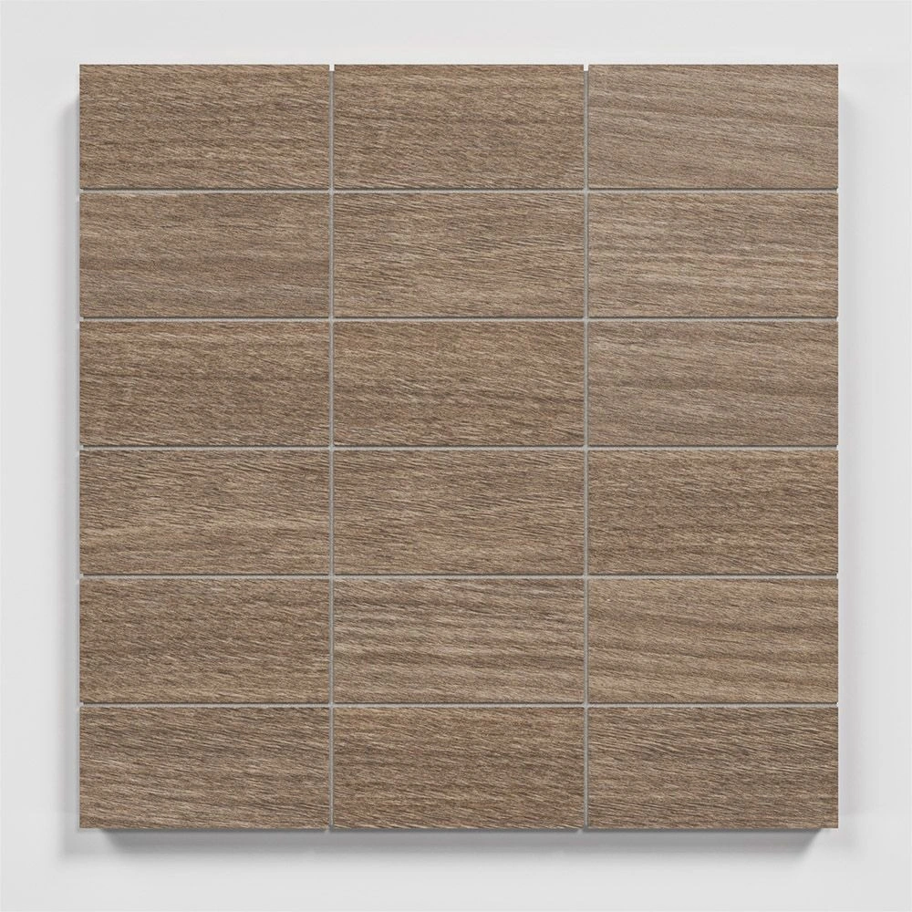 Rural Retreat 2x4 Mosaic Midday Unpolished Wood Look Porcelain