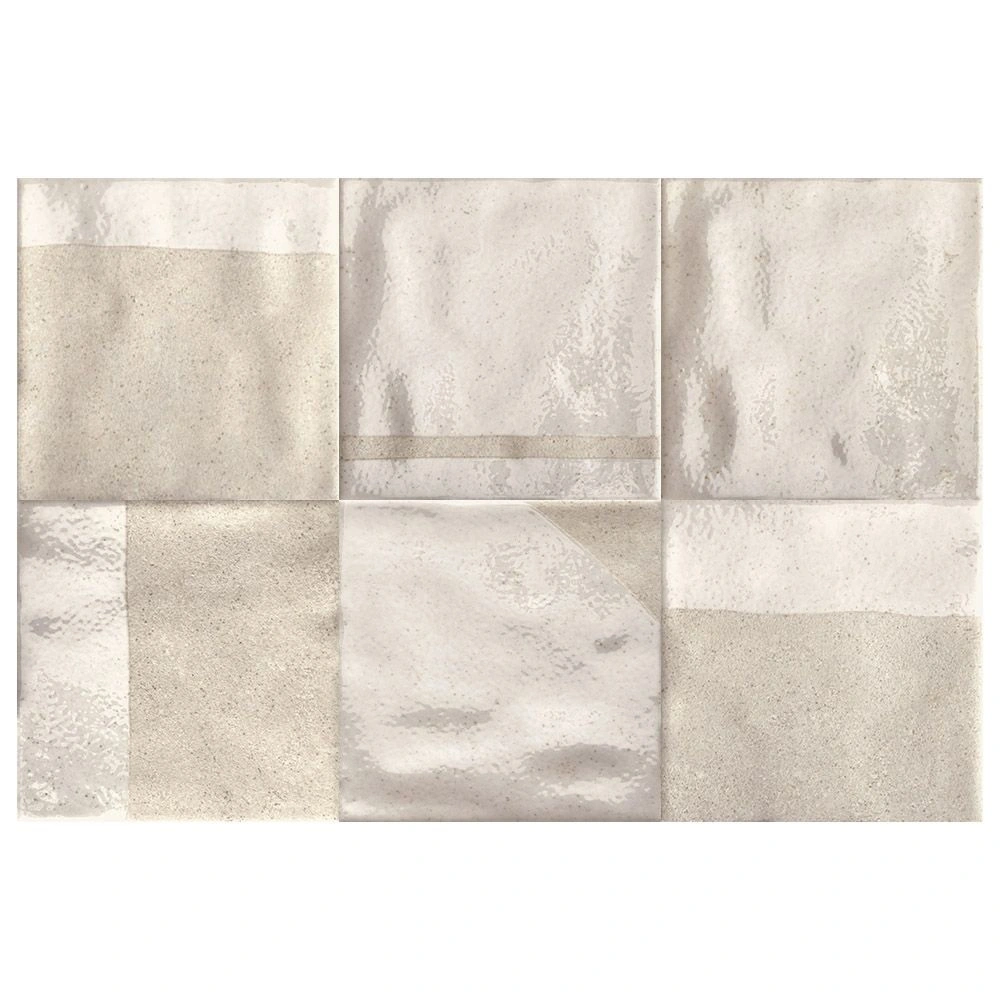 Sintese 5.7X5.7 Scuba White Rice Mix Square Tile