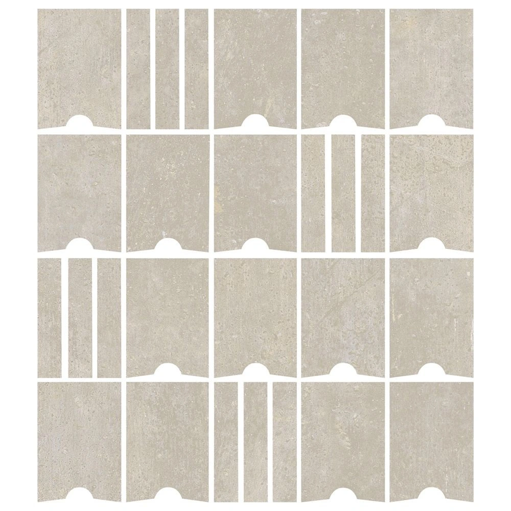 Sintese Platina 2x3 BAU Mosaic on 10X12 sheet Natural