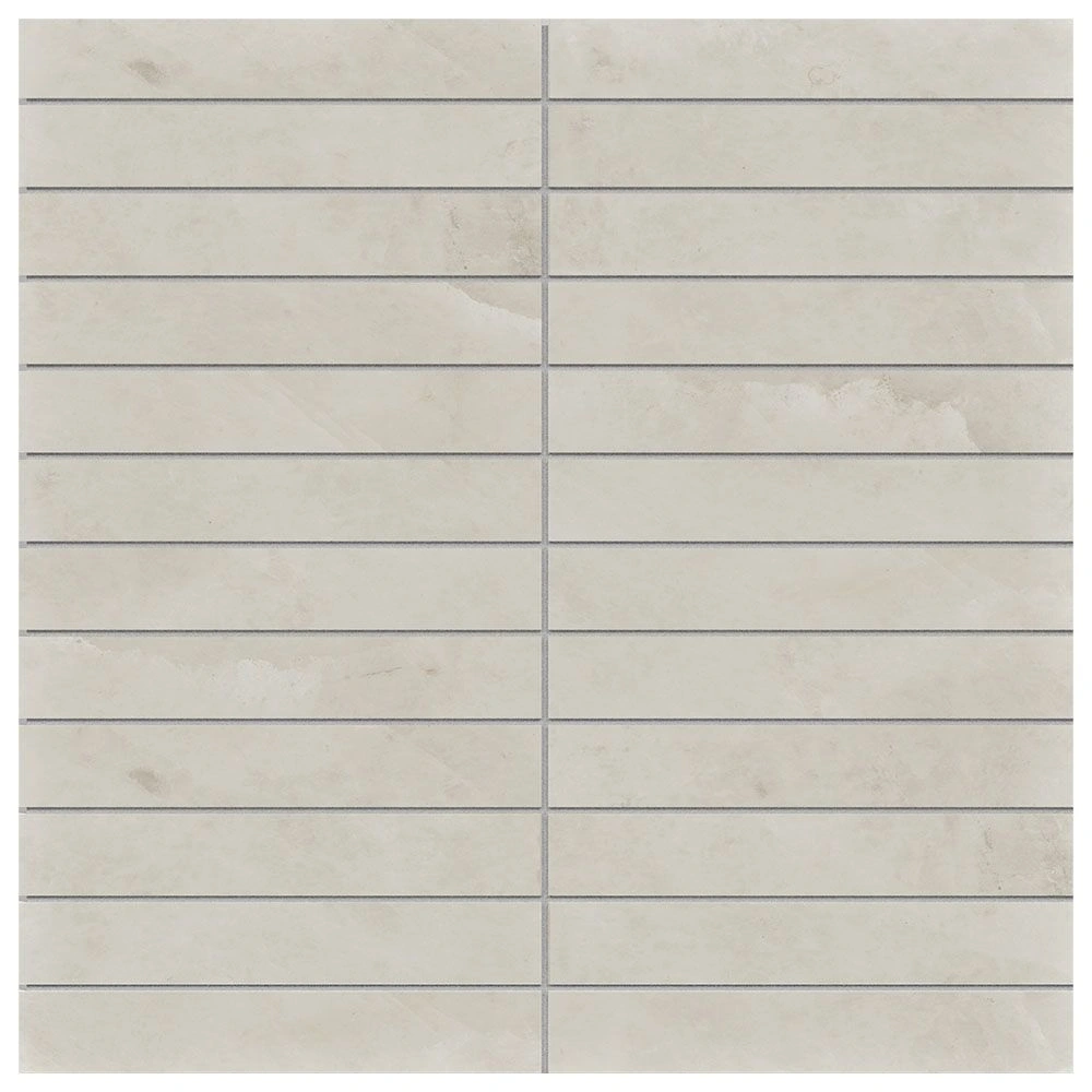 Sociale 1x6 Mosaic Cristallo Feathersoft Stone Look Porcelain
