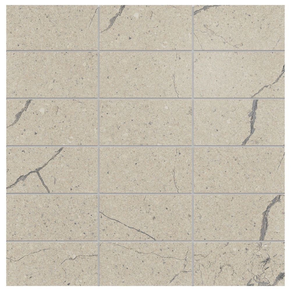 Sociale 2x4 Mosaic Zecevo Feathersoft Stone Look Porcelain Tile