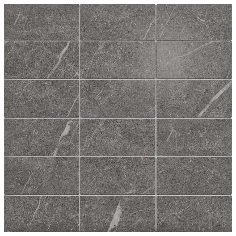 Sociale 2x4 Mosaic Bronze Amani Feathersoft Stone Look Porcelain