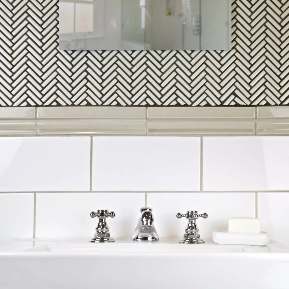 Glazed Herringbone Mosaic