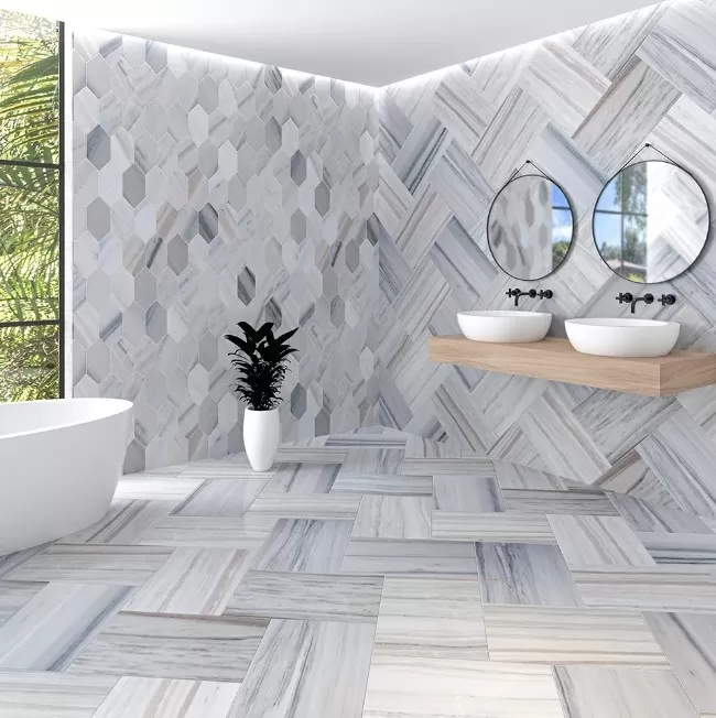 Skyline Leather Marble collection interior