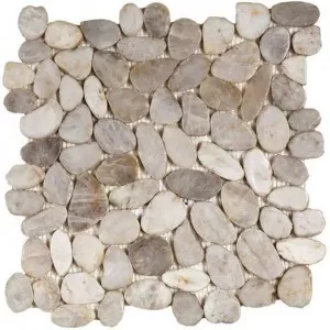 GABL23 White Sliced Floor Tile