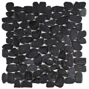 GANO19 Black Pebble Floor Tile