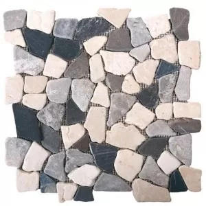 MAMI11 White/Grey/Black Opus Floor Tile