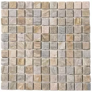 QUBE01 Beige Quartzite Wall Tile