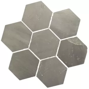 Midnight Hexagon Floor Tile