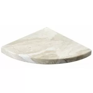 Diana Royal Honed Marble Corner Shelves