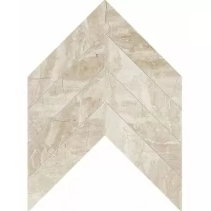 Chevron Diana Royal Polished Marble Waterjet Decos