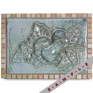 Stoneware blue Wall Tile