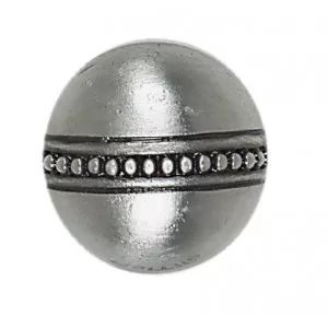 Pewter 1 x 1 Bead Button Wall Tile
