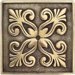 Bullion 4 x 4 Frieze Accent Wall Tile
