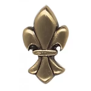 Bullion 1 x 1 Fleur de Lis Button Wall Tile