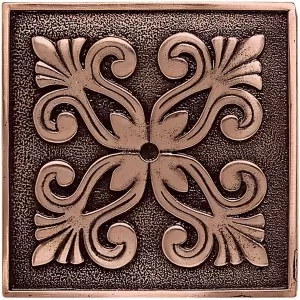 Copper 4 x 4 Frieze* Wall Tile