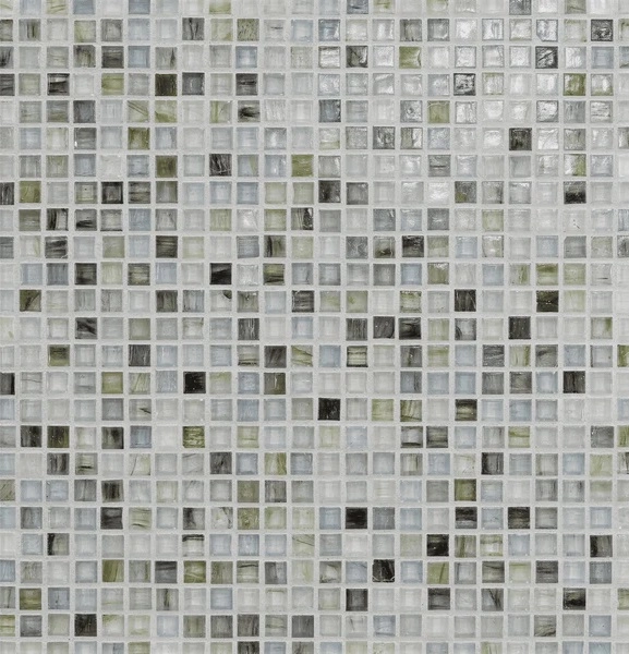 Tozen Mini Mosaic Arsenic tile