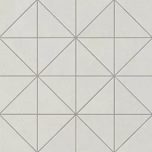 White MOSAICO PRISMA Floor Tile