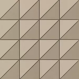 Taupe Mosaico Flag Wall Tile