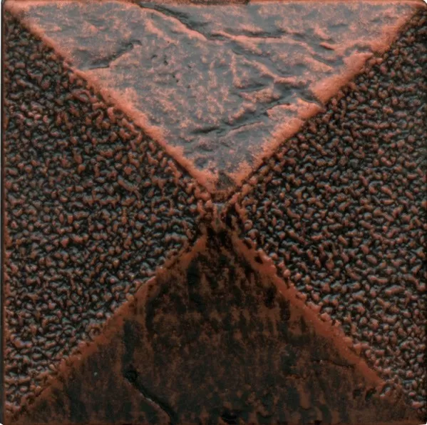 Guilded Copper Square Pyramid