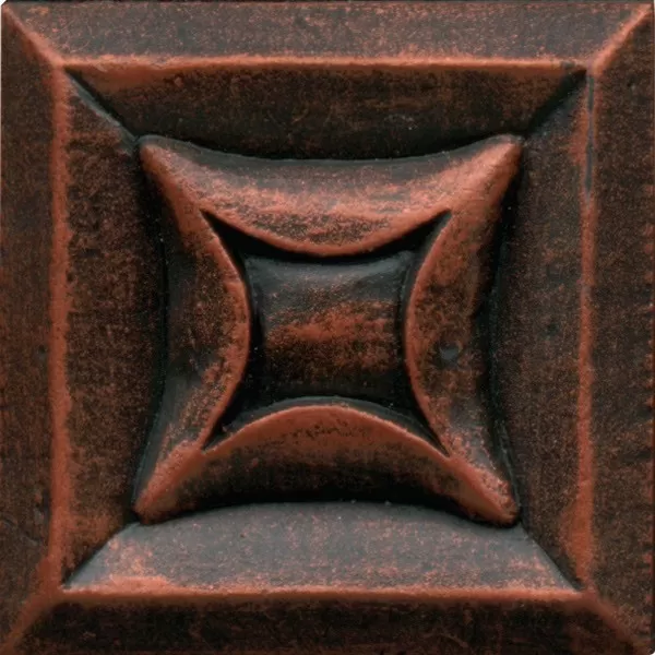 Guilded Copper Square Star