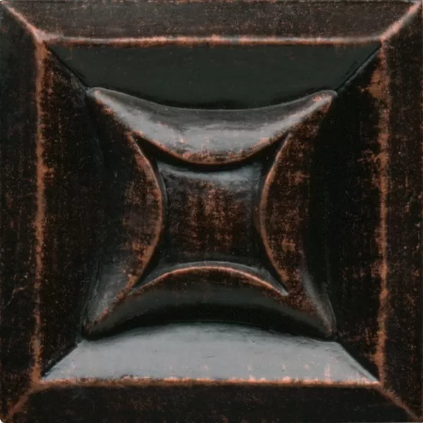 Oil Rub Bronze Square Star