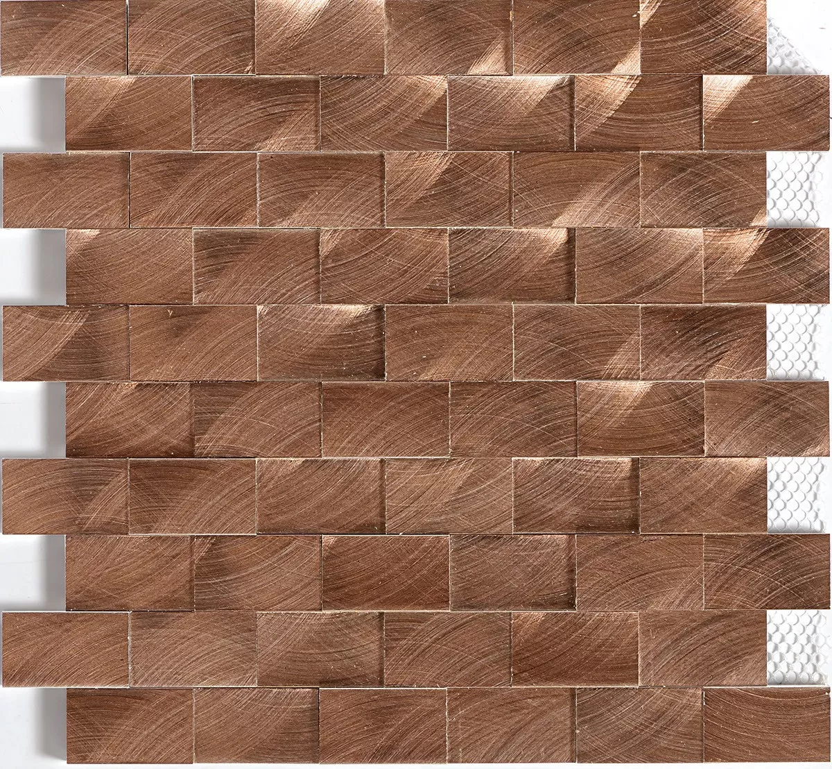 ST71 Copper Mosaic 3d brick joint