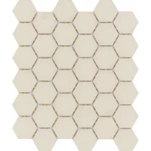 Zone Fawn Matte 2 Hex Mosaic Floor Tile