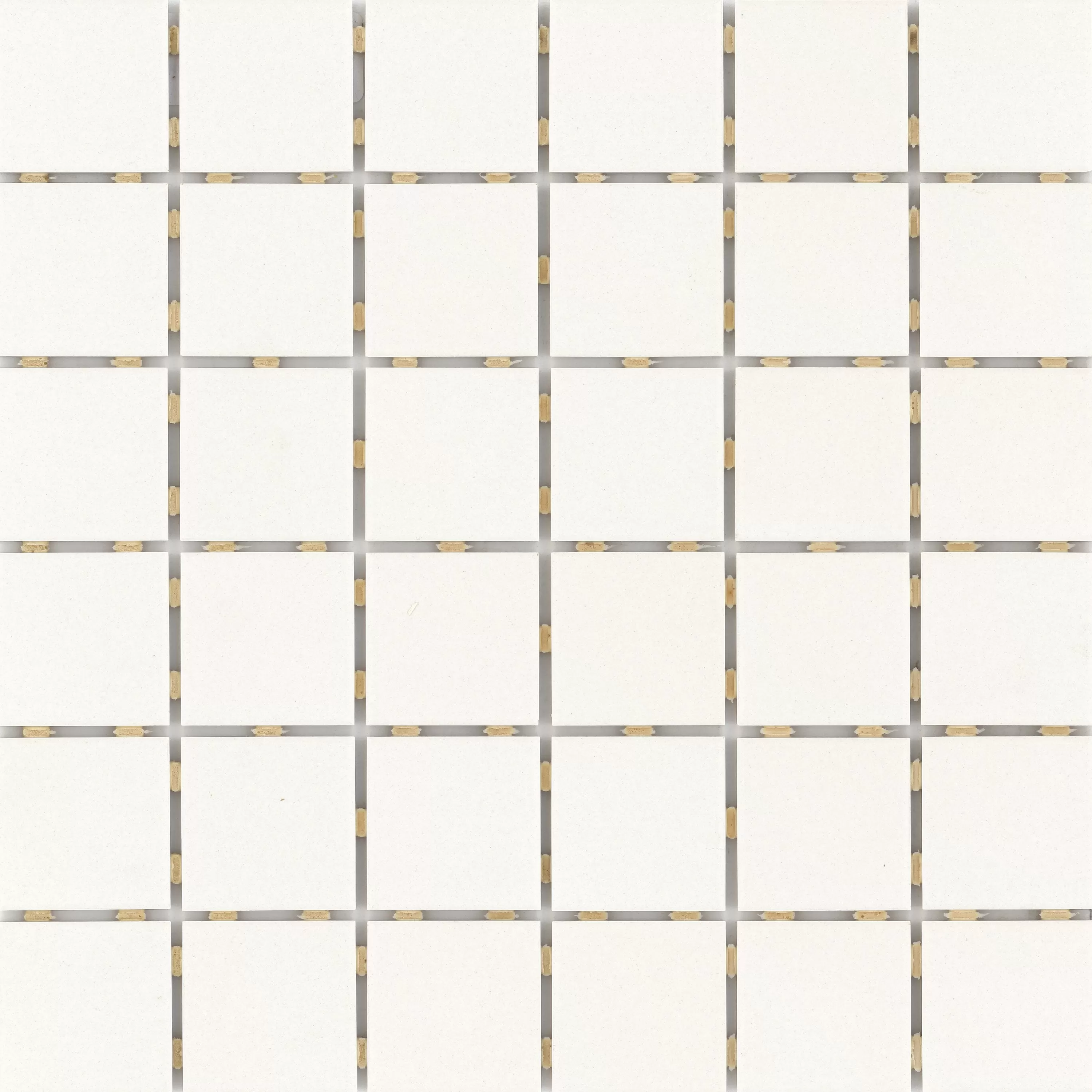 Zone White Matte Mosaic tile