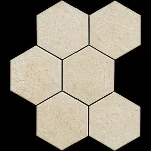Marfil hexagon Floor Tile