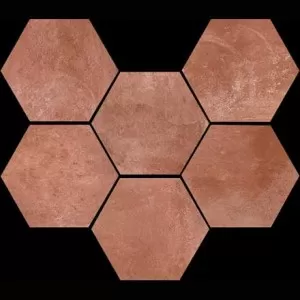 Cotto Rosso hexagon