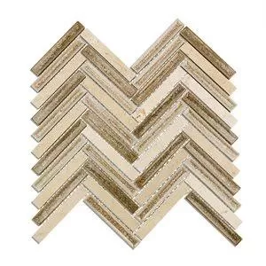 Herringbone Crema Tan Wall Tile
