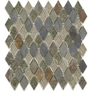 Rustic Slate Diamond Wall Tile