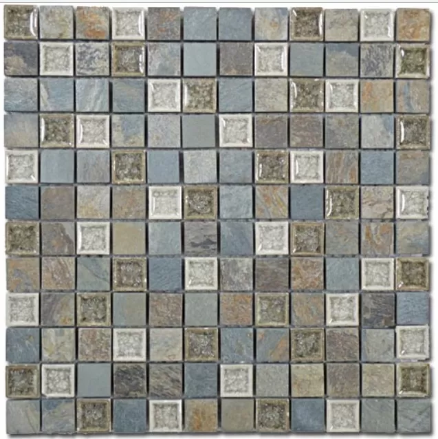 Blue Green Wash tile