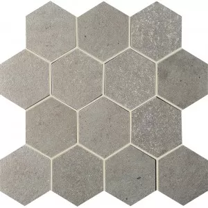 Taupe Hexagon Mosaic
