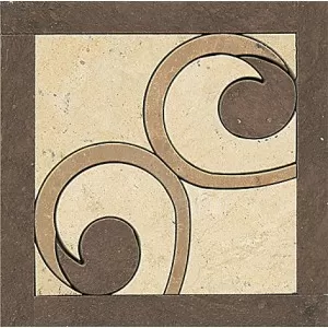 Calacatta, Fleece, Gold, Mink Corner Key Floor Tile