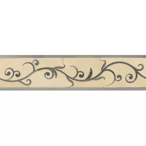 Fleece, Stainless Steel Casanova Border Floor Tile