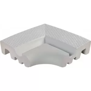 421-pe borde esquina dots perla Floor Tile