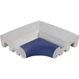 421-pemr borde esquina dots perla marino Floor Tile