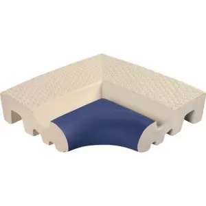 421-bemr borde esquina dots beige marino Floor Tile