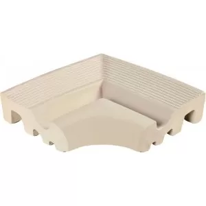 321-be borde esquina grooved beige Floor Tile