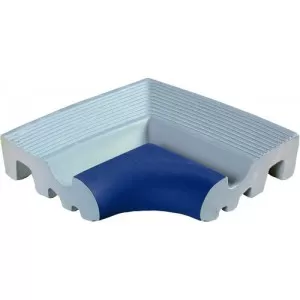 321-azmr borde esquina grooved azul marino Floor Tile