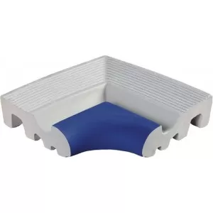 321-pemr borde esquina grooved perla marino Floor Tile