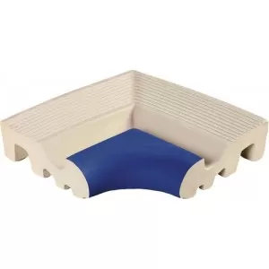 321-bemr borde esquina grooved beige marin Floor Tile