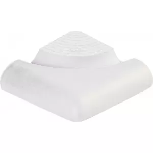 323-bl borde ang ext grooved blanco Floor Tile