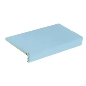 155-az angular liso azul Floor Tile