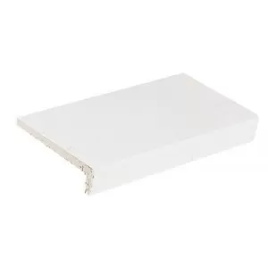 155-bl angular liso blanco Floor Tile